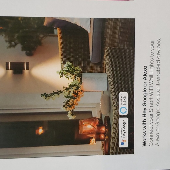 SMART WIFI OUTDOOR WALL LIGHT - Picture 6 of 12